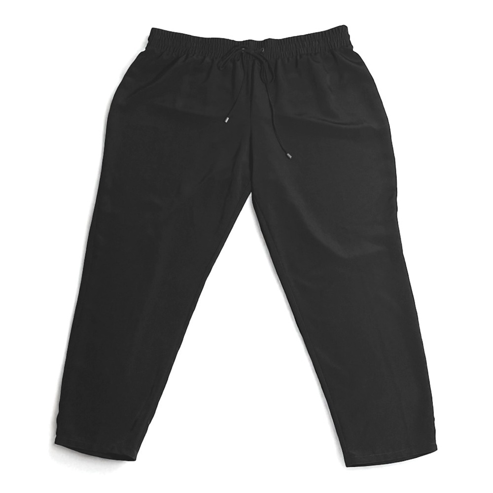 Apt 9 Black High-Rise Drawstring Pants - Size 1X